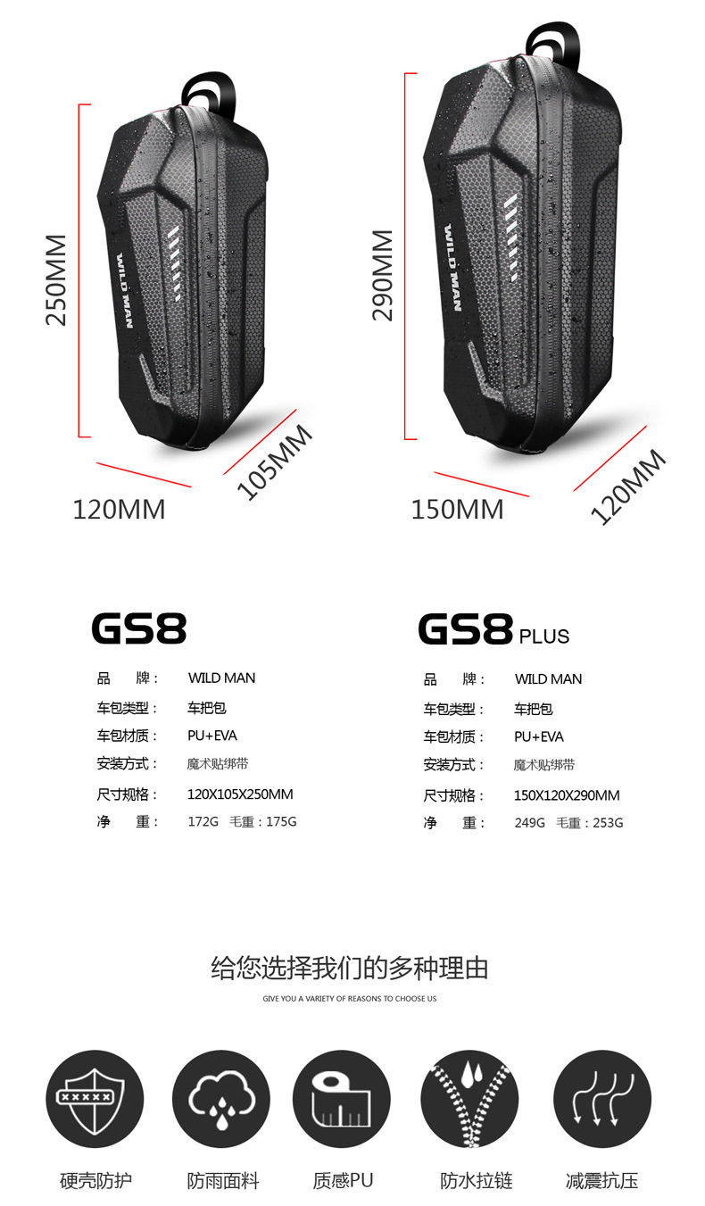 Electric Scooter Bicycle Handle Bar Bag Electric Folding Bicycle Handlebar Bag Eva Hard Case Balance Car Bicycle Bags Electric Scooter Bicycle Handle Bar Bag Electric Folding Bicycle Handlebar Bag Eva Hard Case Balance Car Bicycle Bags