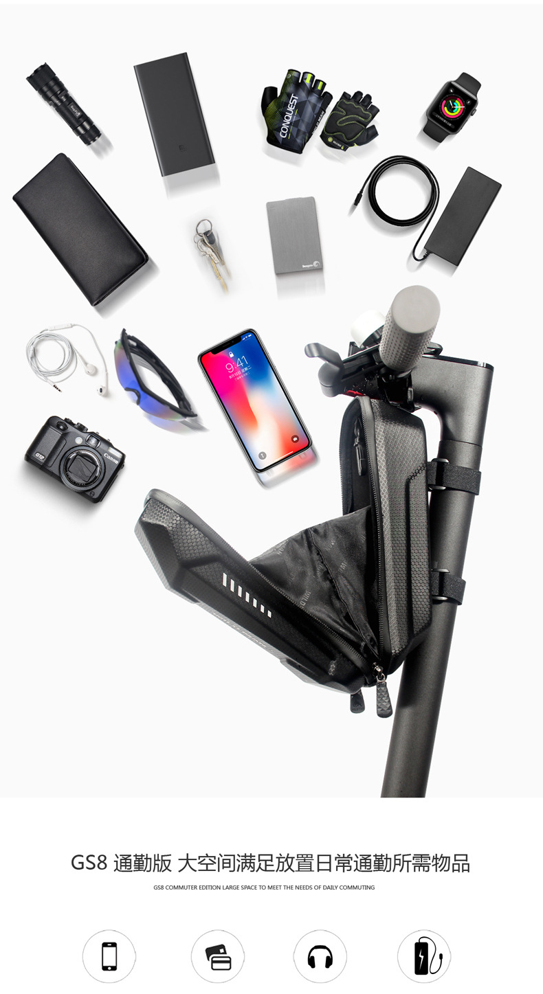 Electric Scooter Bicycle Handle Bar Bag Electric Folding Bicycle Handlebar Bag Eva Hard Case Balance Car Bicycle Bags Electric Scooter Bicycle Handle Bar Bag Electric Folding Bicycle Handlebar Bag Eva Hard Case Balance Car Bicycle Bags