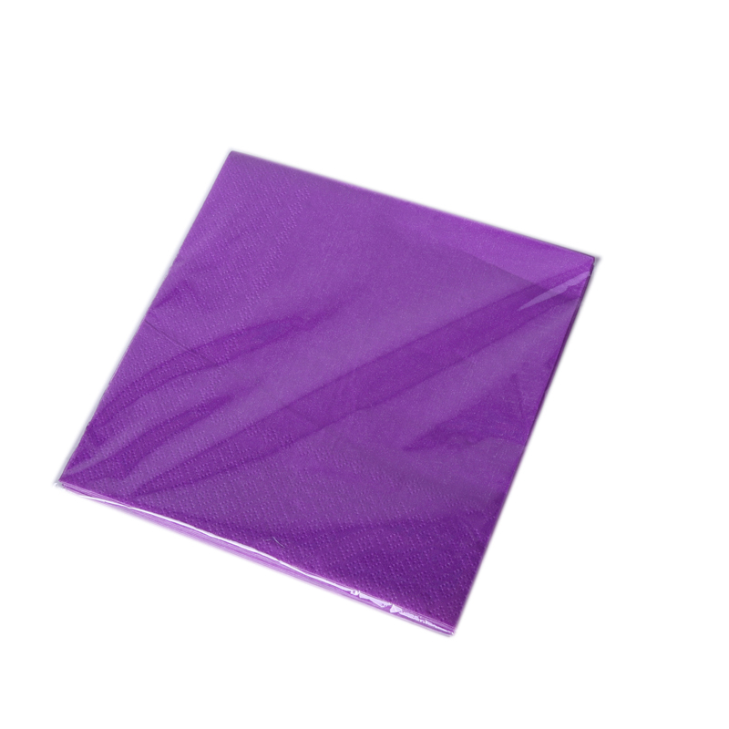 Single color printing paper napkin pocket tissue Western food use art tissue
