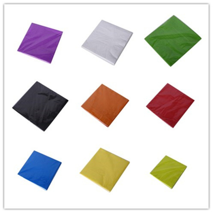 Single color printing paper napkin pocket tissue Western food use art tissue Single color printing paper napkin pocket tissue Western food use art tissue