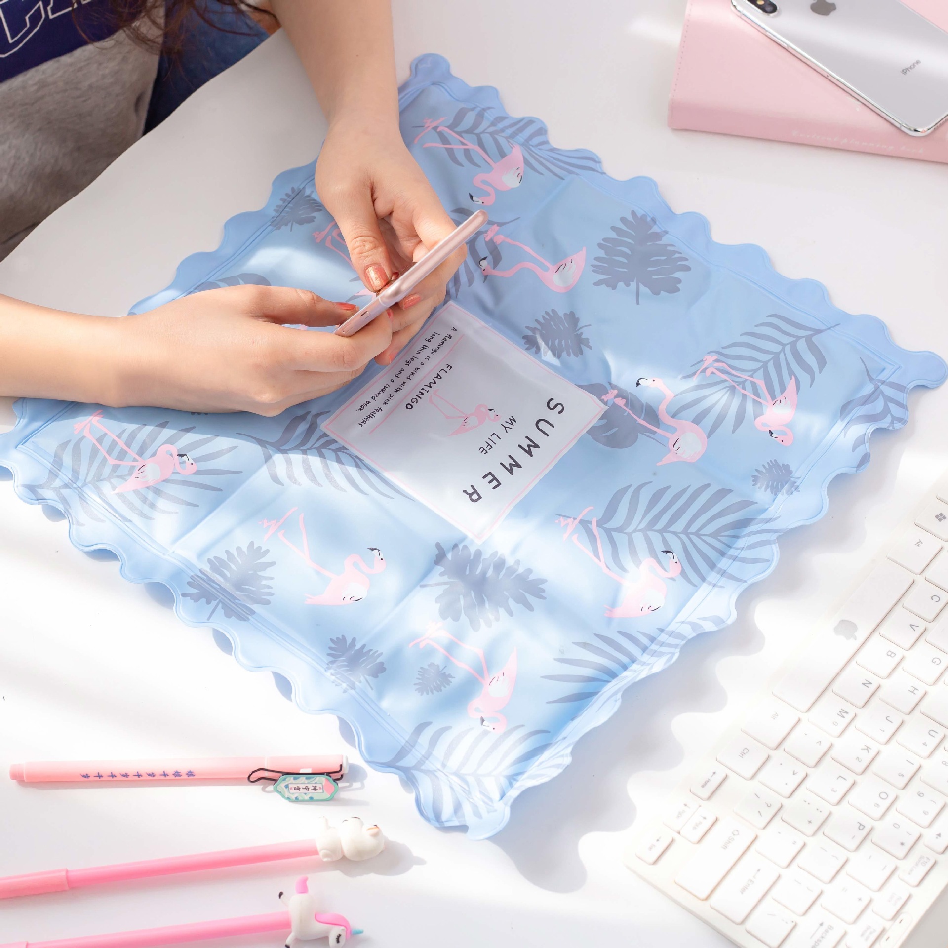 Summer Cool Cushion Car Seat Cushion Cooling Ice Pad Cartoon Cute Student Gel Cold Pad Factory Direct Sales