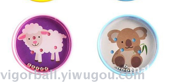 Plastic beading toys children&#039;s palm maze toys round balance ball bearings early education patience puzzle game