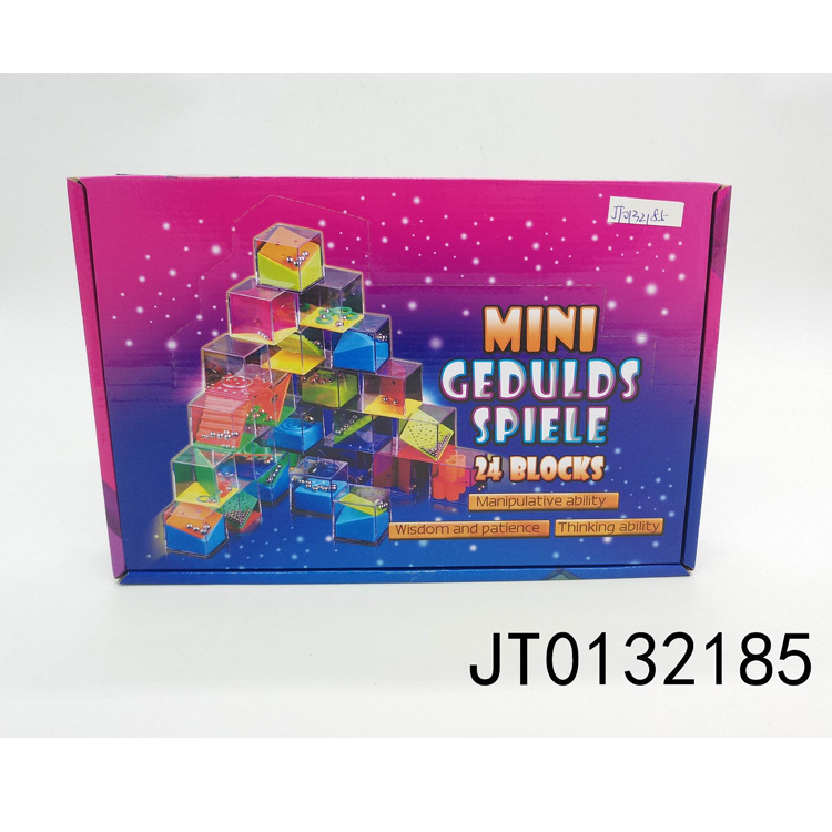 Cross-Border Decompression Balance Lavagame Creative Ball Cube 24-Piece Mini Three-Dimensional Maze