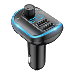 Bt06 New Double-Headed Car Bluetooth MP3 Double Knob Cool Light Large Screen Display Voltage Caller Number Bt06 New Double-Headed Car Bluetooth MP3 Double Knob Cool Light Large Screen Display Voltage Caller Number