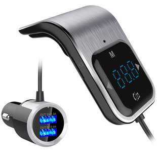 Bt06 New Double-Headed Car Bluetooth MP3 Double Knob Cool Light Large Screen Display Voltage Caller Number Bt06 New Double-Headed Car Bluetooth MP3 Double Knob Cool Light Large Screen Display Voltage Caller Number