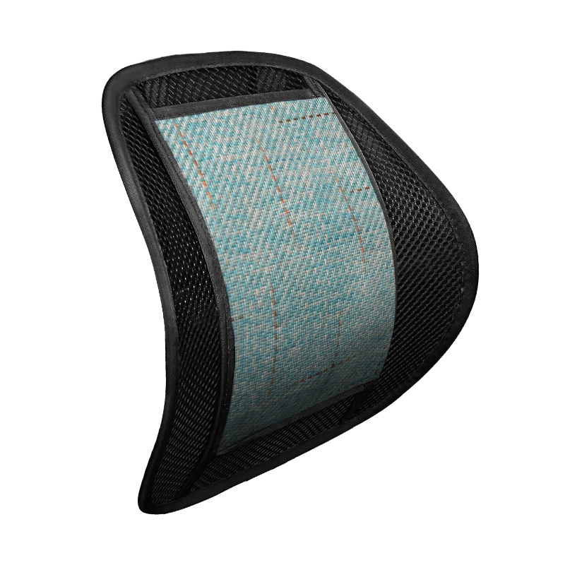Factory Direct Supply Company 3 Pc Cushion Set Square Pad Papyrus Non-Slip Cool Pad Lumbar Support Pillow Headrest Cool Breathable Car Cushion
