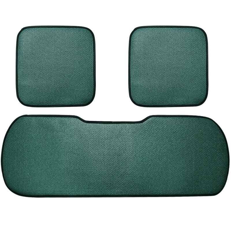 Factory Direct Supply Company 3 Pc Cushion Set Square Pad Papyrus Non-Slip Cool Pad Lumbar Support Pillow Headrest Cool Breathable Car Cushion