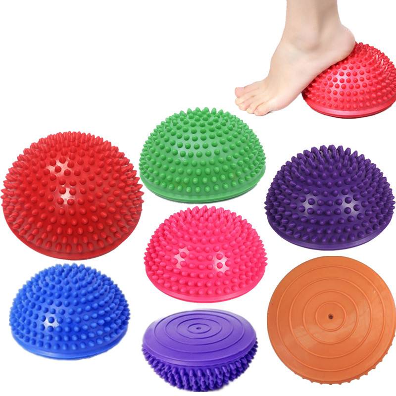 Kindergarten Sensory Training Equipment Foot Foot Acupuncture Point Massage Ball with Particles Stepping Stone Early Education Balance Durian Ball