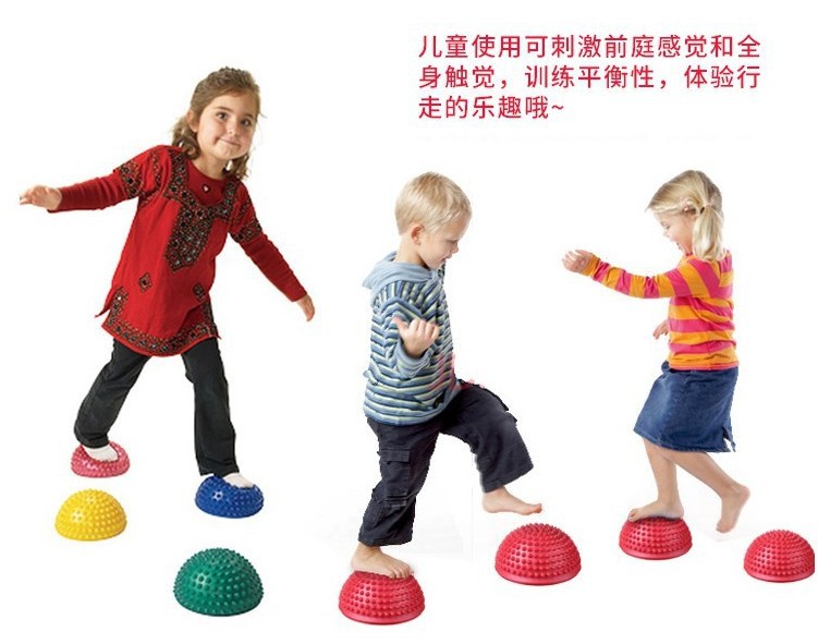Kindergarten Sensory Training Equipment Foot Foot Acupuncture Point Massage Ball with Particles Stepping Stone Early Education Balance Durian Ball Kindergarten Sensory Training Equipment Foot Foot Acupuncture Point Massage Ball with Particles Stepping Stone Early Education Balance Durian Ball