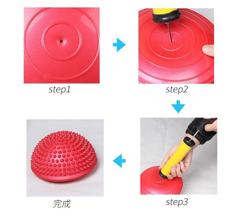Kindergarten Sensory Training Equipment Foot Foot Acupuncture Point Massage Ball with Particles Stepping Stone Early Education Balance Durian Ball Kindergarten Sensory Training Equipment Foot Foot Acupuncture Point Massage Ball with Particles Stepping Stone Early Education Balance Durian Ball