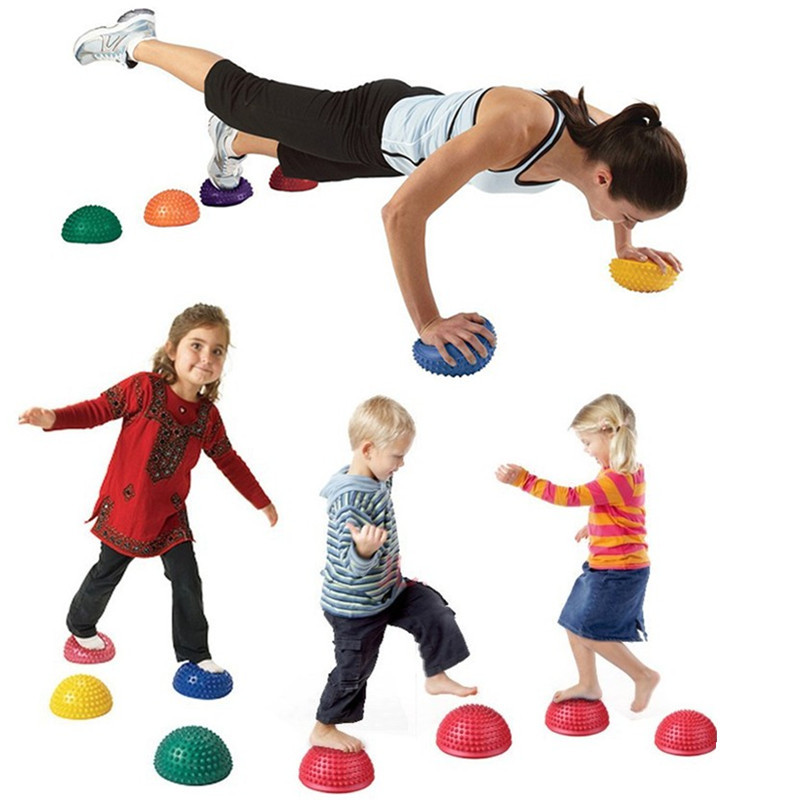 Kindergarten Sensory Training Equipment Foot Foot Acupuncture Point Massage Ball with Particles Stepping Stone Early Education Balance Durian Ball Kindergarten Sensory Training Equipment Foot Foot Acupuncture Point Massage Ball with Particles Stepping Stone Early Education Balance Durian Ball