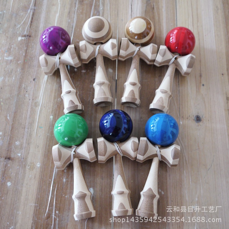 Bamboo Kendama Transparent Primer Professional Skill Ball Balance Toy Sword Jade Educational Fitness Sport Kendall Bamboo Kendama Transparent Primer Professional Skill Ball Balance Toy Sword Jade Educational Fitness Sport Kendall