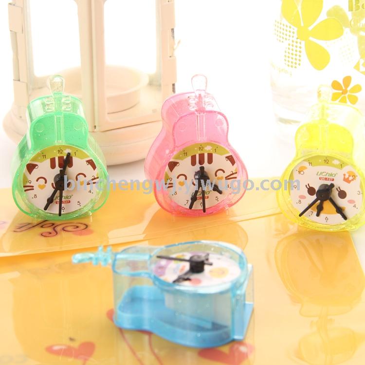 Guitar pencil sharpener double hole sharpener big hole sharpener student pencil sharpener stationery wholesale