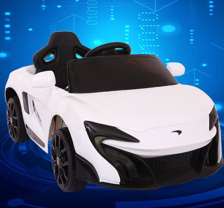 Infant Children Electric Pully Four-Wheel Car Can Sit People Remote Control Baby Swing Early Education Cool Stroller