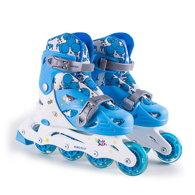 Manufacturer One Piece Dropshipping Skates Children Beginner Skate Suit Roller Skates Full Flash Rollerskate Inline Wheel