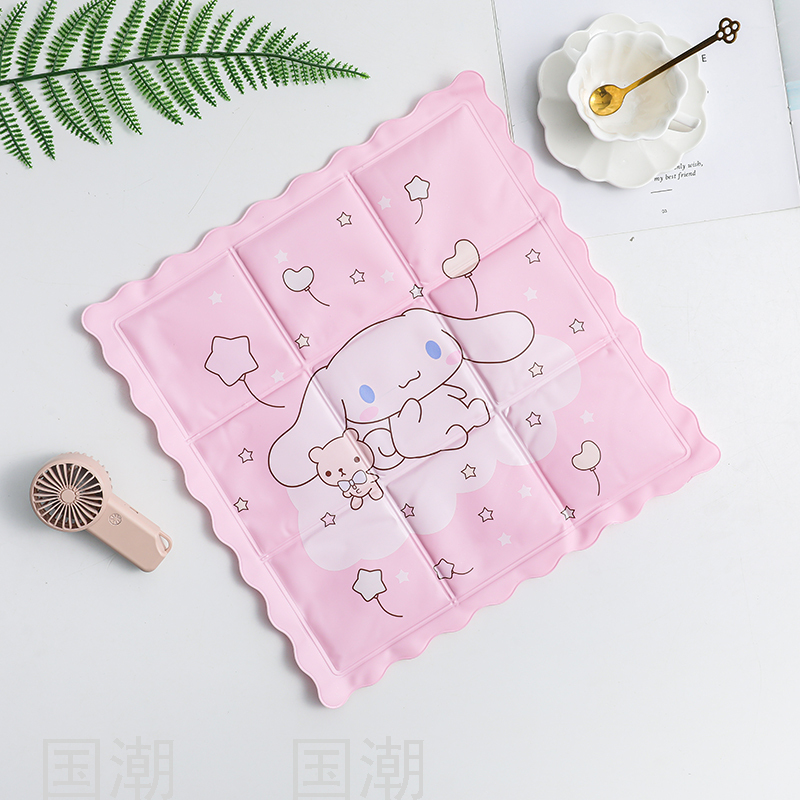 Cartoon Ice Pad Summer Cooling Cushion Car Cool Pad No Water Injection Student Dormitory Nap Breathable Chair Cushion