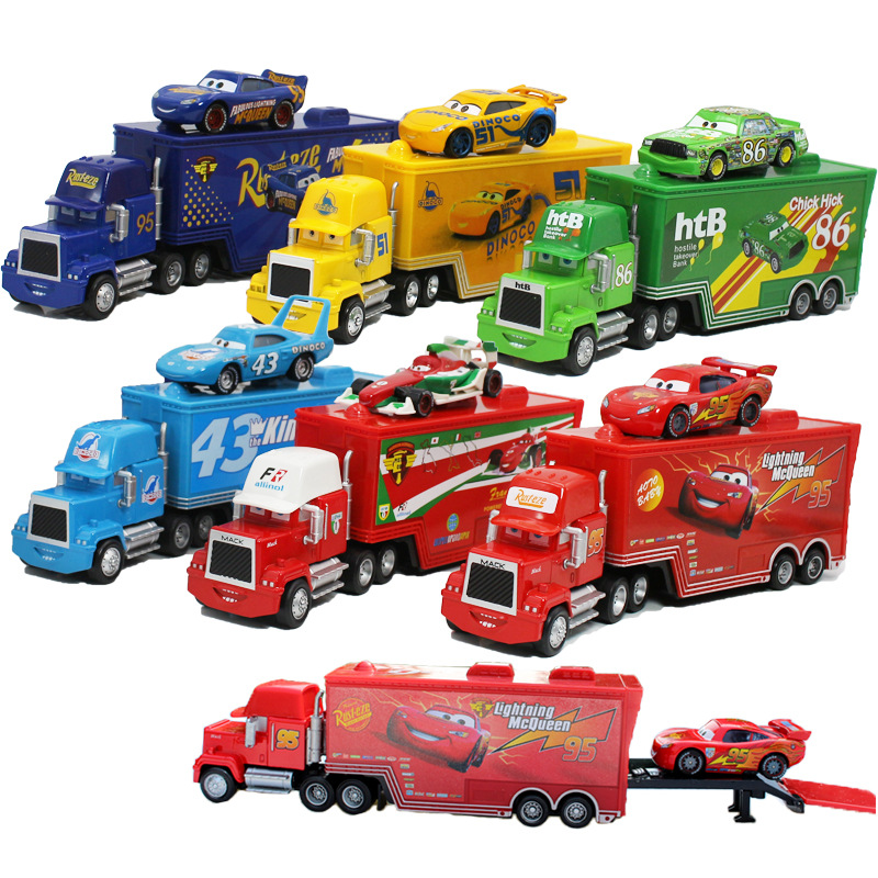 Racing Car Story Uncle Mai Kun Roadbuster Cool Sister 95 Container Car Alloy Car Toy Children&#039;s Model
