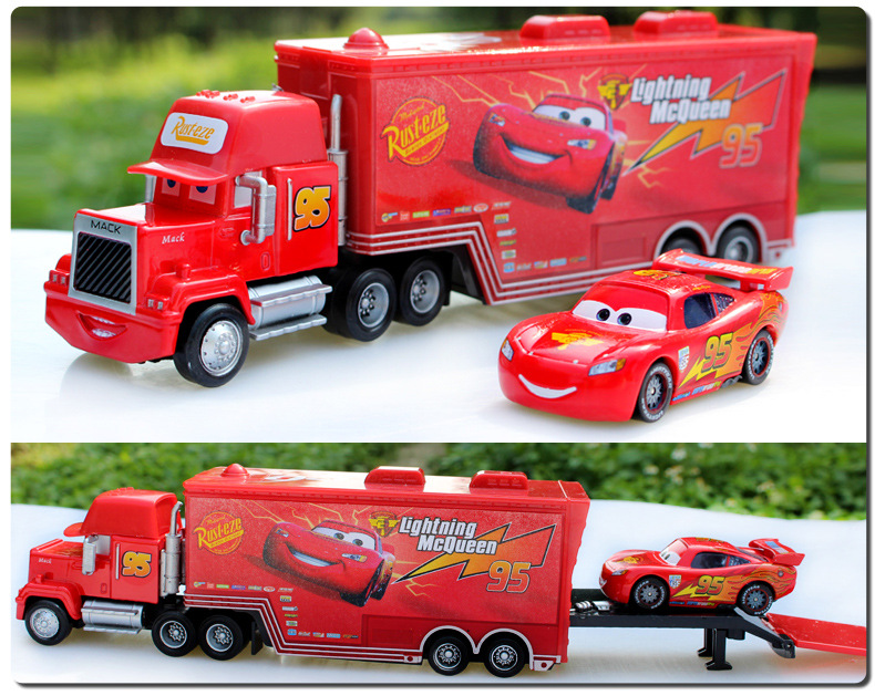 Racing Car Story Uncle Mai Kun Roadbuster Cool Sister 95 Container Car Alloy Car Toy Children's Model