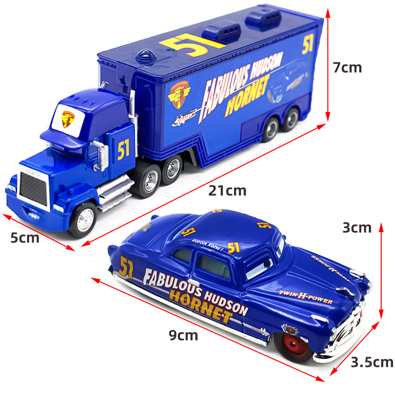 Racing Car Story Uncle Mai Kun Roadbuster Cool Sister 95 Container Car Alloy Car Toy Children&#039;s Model