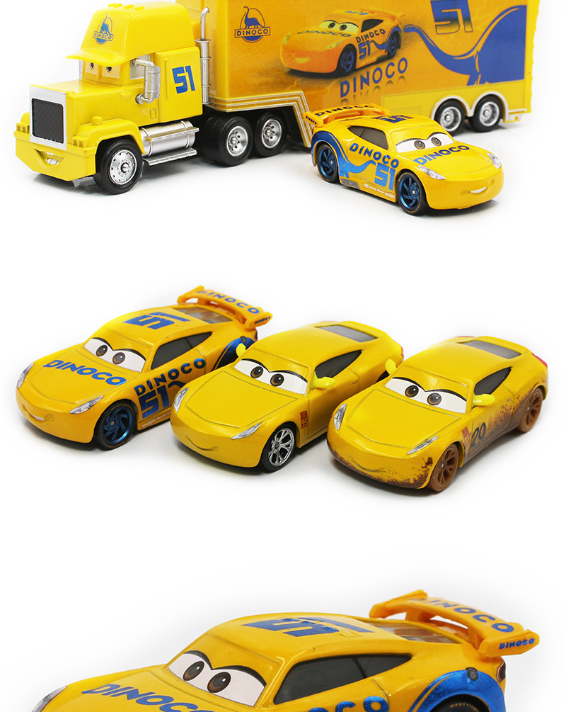 Racing Car Story Uncle Mai Kun Roadbuster Cool Sister 95 Container Car Alloy Car Toy Children's Model