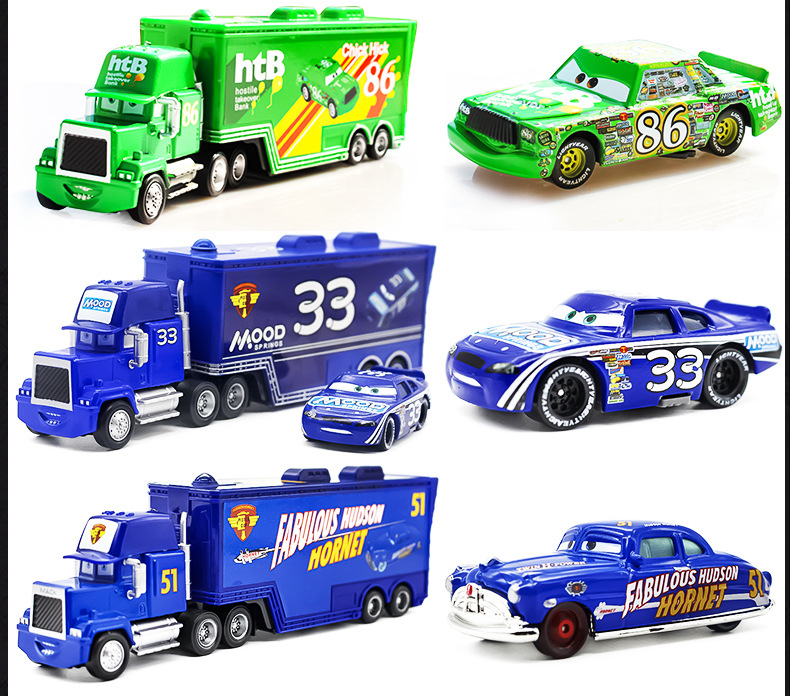 Racing Car Story Uncle Mai Kun Roadbuster Cool Sister 95 Container Car Alloy Car Toy Children's Model