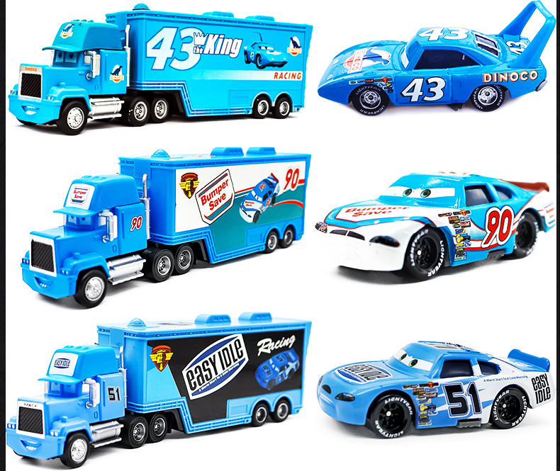 Racing Car Story Uncle Mai Kun Roadbuster Cool Sister 95 Container Car Alloy Car Toy Children's Model