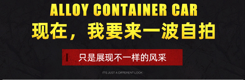 Racing Car Story Uncle Mai Kun Roadbuster Cool Sister 95 Container Car Alloy Car Toy Children's Model