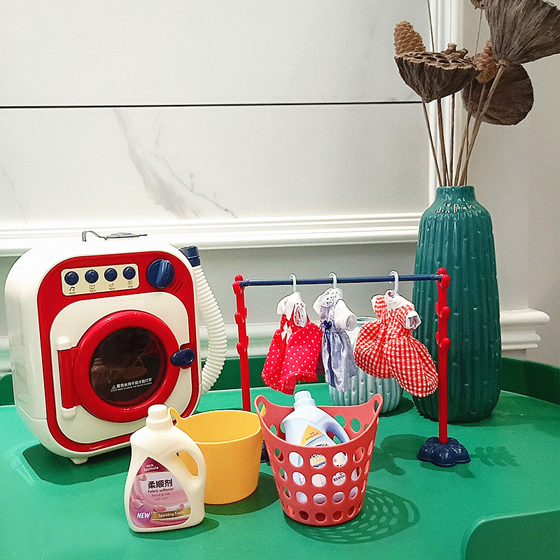 In 2020, a new type of girls&#039; roller washing machine, toys and small household appliances for children can be rotated for washing and added with water