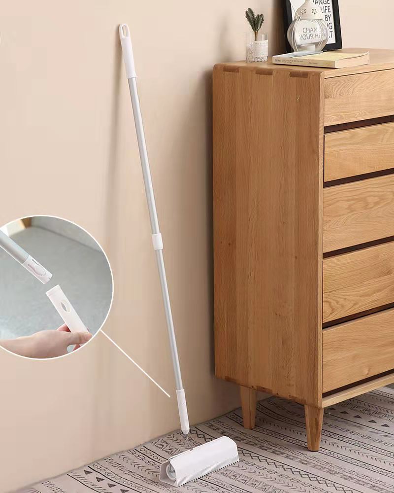 Long handle telescopic roller can tear type Copic mucilage stick paper Portable clothes cleaner Broom Mucilage Stick