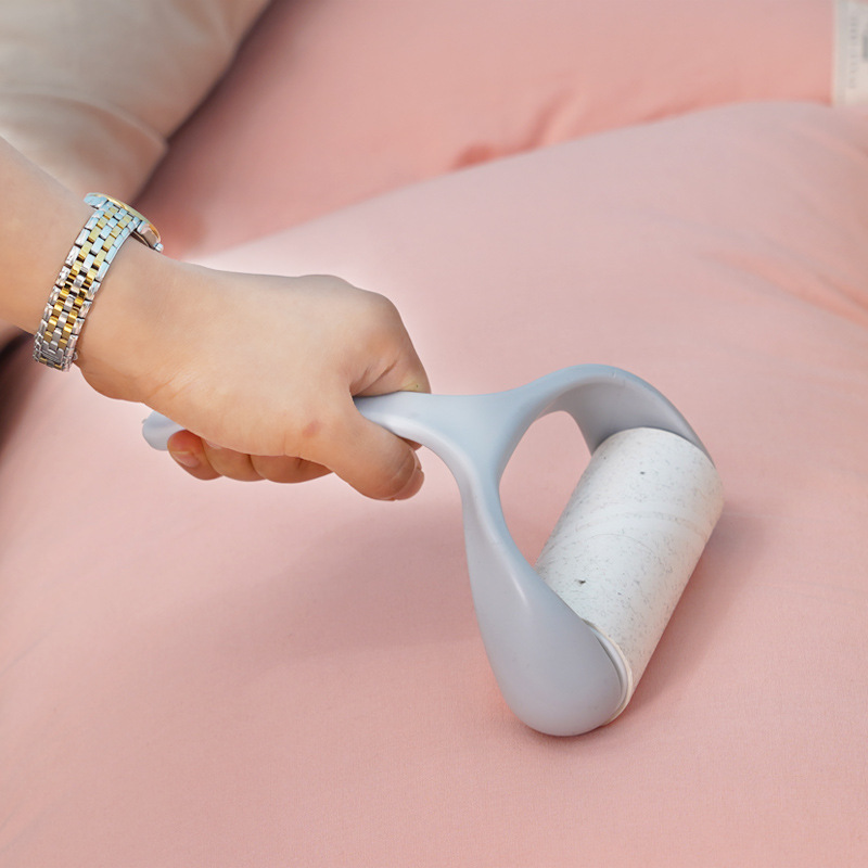 Lent Remover Tearable Roller Sticky Paper Felt Rolling Brush Sticky Hair Lint Roller Clothes Remove Wool Cleaning Roller Brush Sticky