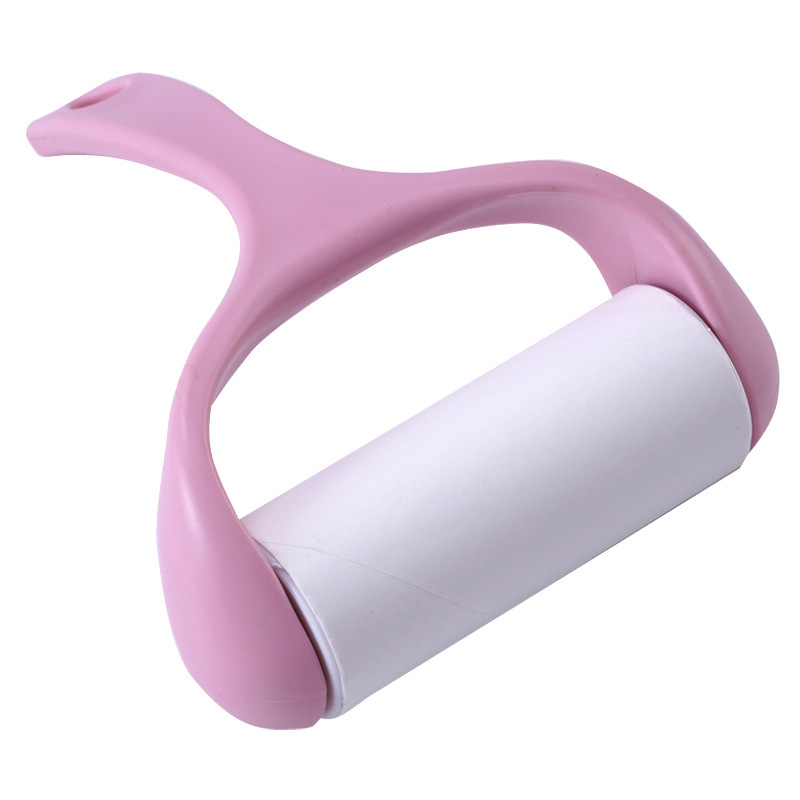 Lent Remover Tearable Roller Sticky Paper Felt Rolling Brush Sticky Hair Lint Roller Clothes Remove Wool Cleaning Roller Brush Sticky