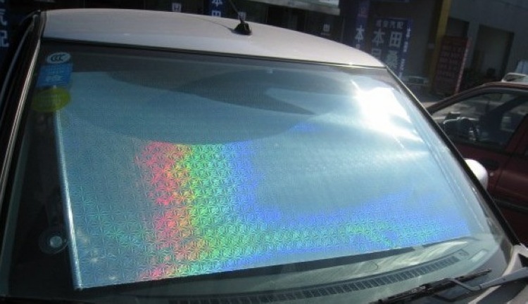 Car Sun Block Car Interior High-Temperature Resistant Thermal Insulated Curtain Sun Shield Automatic Retractable Roller Shutter Car Curtain