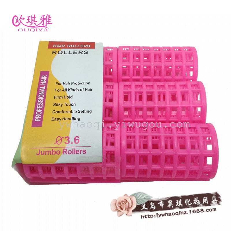 Toothed hair roller, &#034;pear&#034; style hair hair curler, hollow hair roller  36#