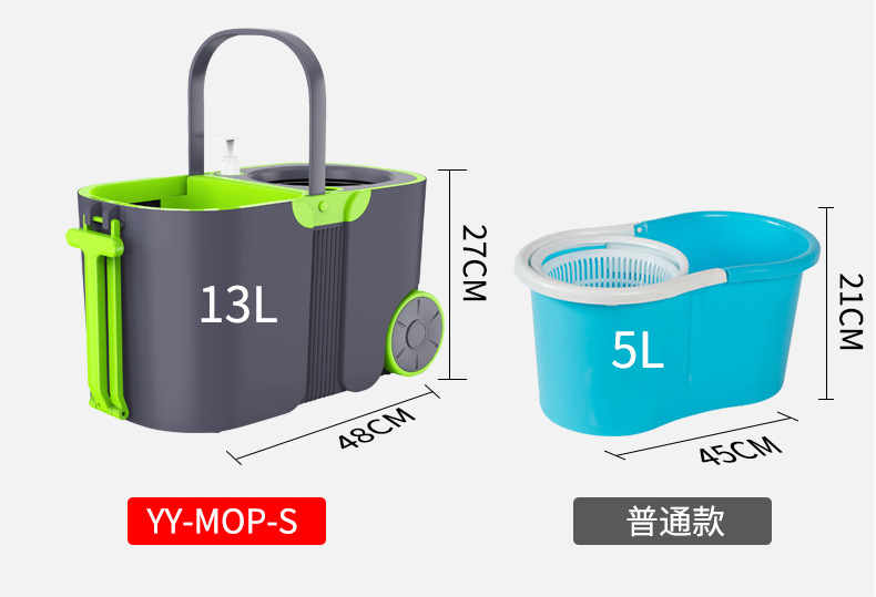 Household Cleaning Supplies Rotating Large Capacity Mop Set Household Large Roller Handle Double Drive Mop Wholesale Cross-Border Household Cleaning Supplies Rotating Large Capacity Mop Set Household Large Roller Handle Double Drive Mop Wholesale Cross-Border