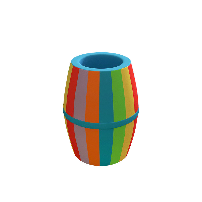 Kindergarten Sensory Training Equipment Early Education Center Hall Toy Soft Combination Rainbow Barrel Roller Big Bucket