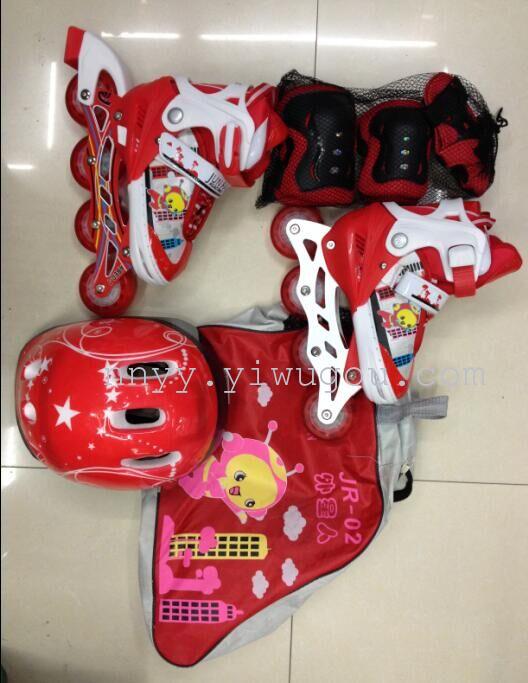 Skate summer air skates brace child children straight row wheel with adjustable flash code Skate summer air skates brace child children straight row wheel with adjustable flash code
