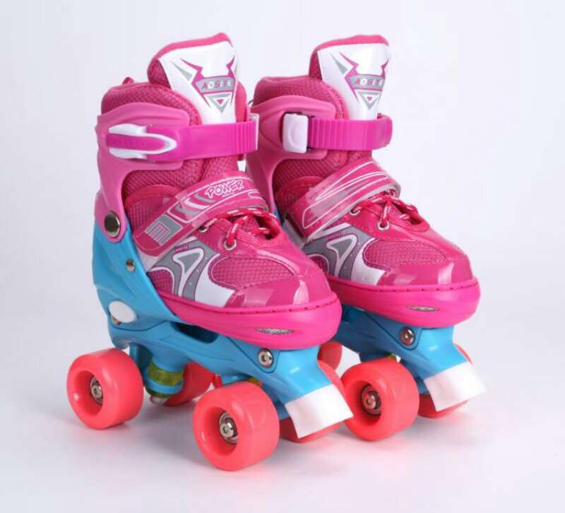 Four-wheel double-row skates