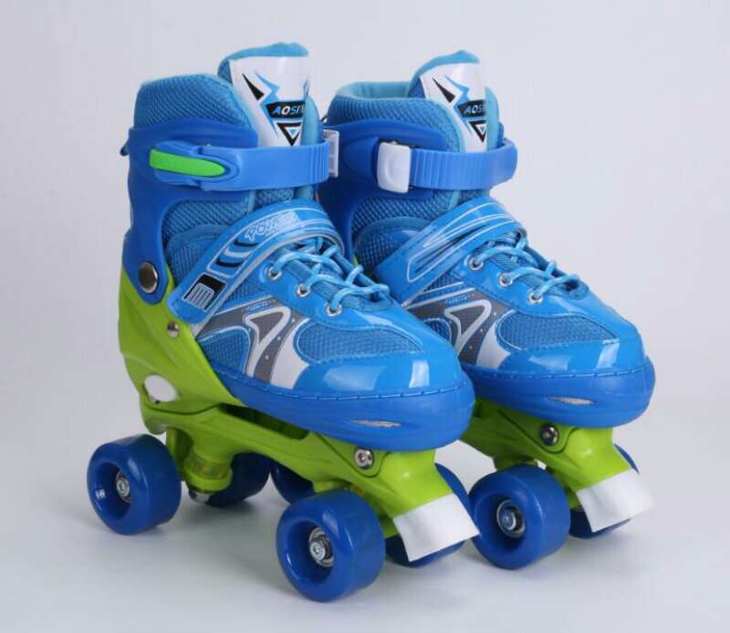 Four-wheel double-row skates