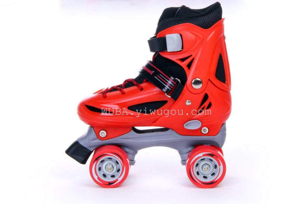 Roller Skates the Skating Shoes Double Row Skates Double Row Four-Wheel