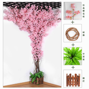 Simulation Plant Wall Eucalyptus Background Wall Plastic Fake Lawn Green Plant Wall Door Head Indoor Shop Recruiting Plants Flower Wall