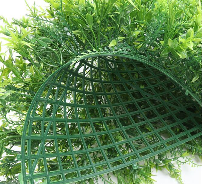 Wholesale Simulation Plant Wall Decoration Fake Lawn Encryption Milan Eucalyptus Plastic Lawn Shopping Mall Green Landscape Grass