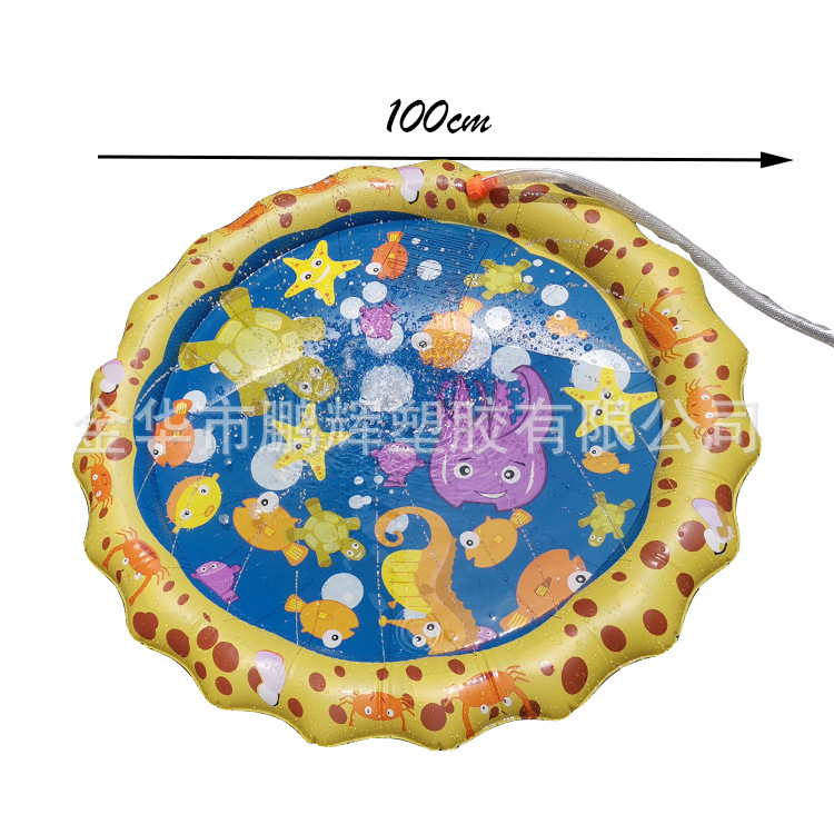 Children&#039;s Outdoor Sprinkler Pad Currently Available PVC Thickened wan ju dian Amazon Sprinkle Water Outdoor Lawn Pad