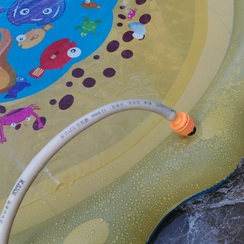 Children&#039;s Outdoor Sprinkler Pad Currently Available PVC Thickened wan ju dian Amazon Sprinkle Water Outdoor Lawn Pad