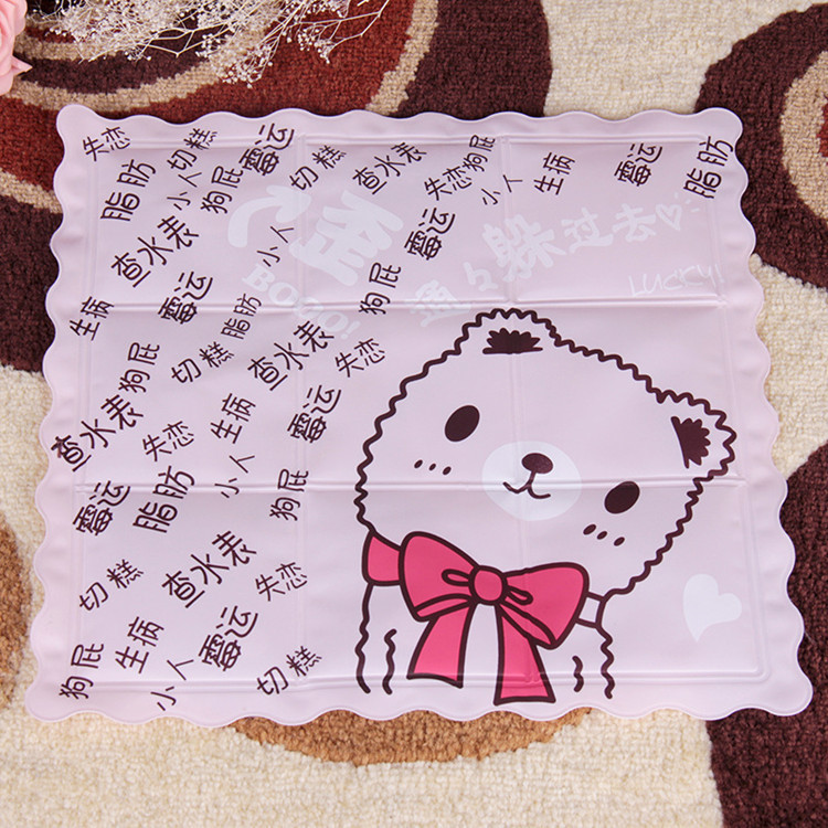 Cartoon Ice Pad Summer Cooling Cool Pad Car Cushion Notebook Cooling Summer Products