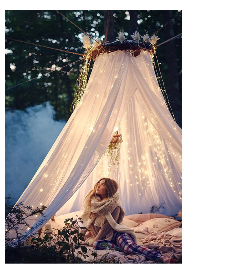 Solar-Powered String Lights Outdoor Courtyard String Lawn Lamp Copper Wire Colored Lights Decorative Lights Solar-Powered String Lights Outdoor Courtyard String Lawn Lamp Copper Wire Colored Lights Decorative Lights