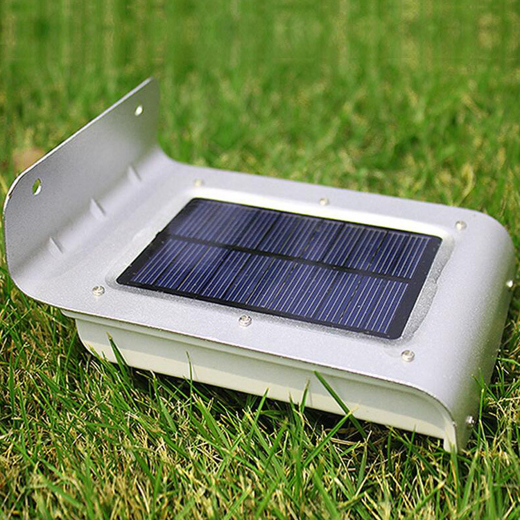 Manufacturer solar body infrared sensor light-controlled street lights outdoor 16LED lawn garden lights