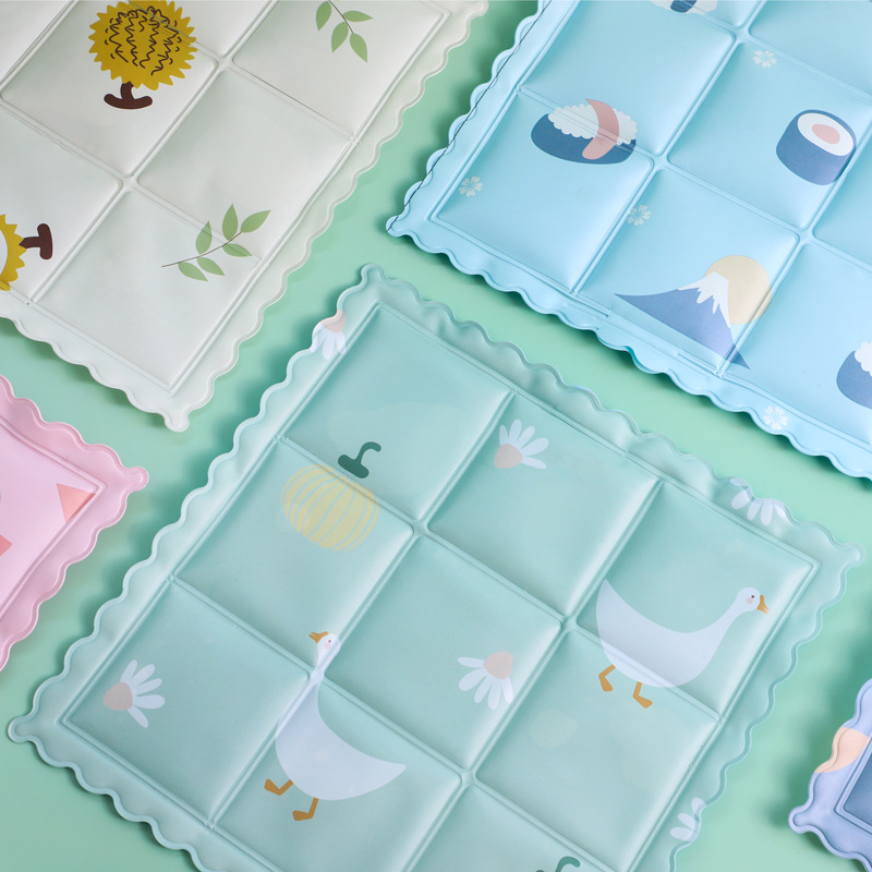 New Cartoon Summer Cooling Ice Pad Cooling Pad Car Gel Cushion Cool Quicksand Ice Pad Cold Cushion