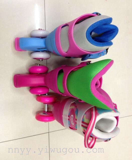 Skate summer air skates brace child children straight row wheel with adjustable flash code Skate summer air skates brace child children straight row wheel with adjustable flash code