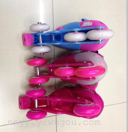 Skate summer air skates brace child children straight row wheel with adjustable flash code Skate summer air skates brace child children straight row wheel with adjustable flash code