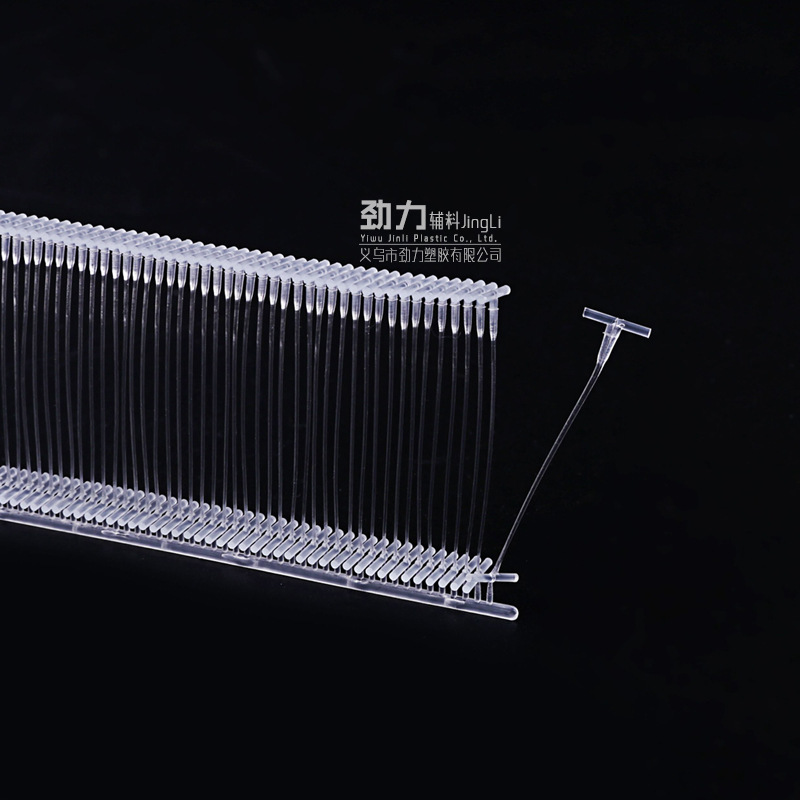 Transparent Black I-Shaped Plastic Pin Fine Nylon Clothing Gun Needle Tag Glue Needle Tag Gun Impact Printer Tag Grab Needle